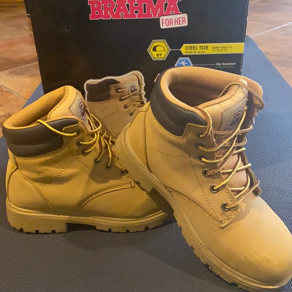 Like New Steel Toe Boots for her